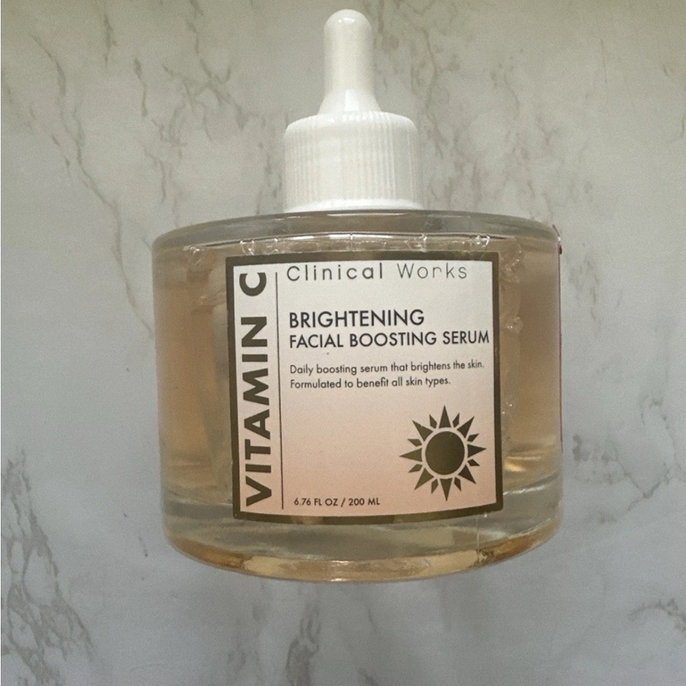 Clinical Works  ANTI-AGING Vitamin C Brightening Facial Boosting Serum 6.76 oz